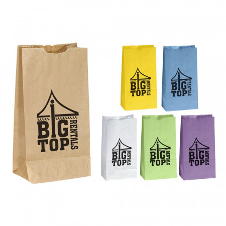 Popcorn Bags - Colors (4.25" x 8.25" x 2.25")