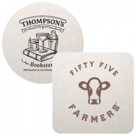 3.5" Beverage Coasters (45 pt.)