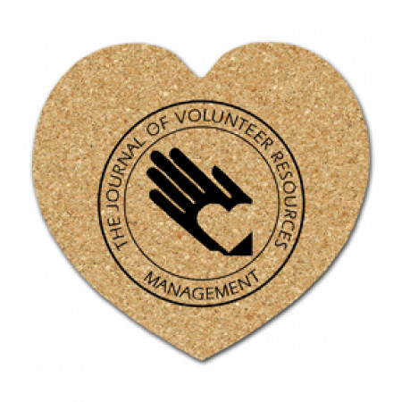 Cork Heart Coasters (Large)