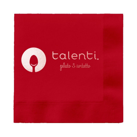 Foil Stamped Colored Beverage Napkins