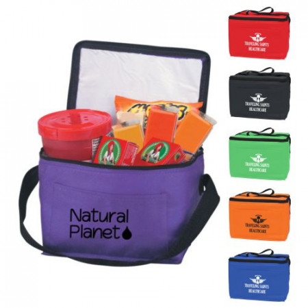 Non-Woven Insulated Six Pack Cooler Bag (8" x 6" x 5.5")