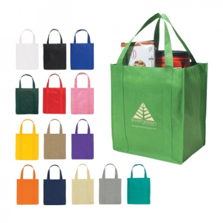 Non-Woven Shopper Tote Bag (13" x 15" x 10")