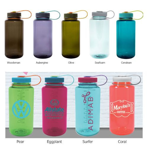 32 oz. Sustain Wide Mouth Nalgene Bottles (Full Color Imprint) - Nalgene Bottles - Water Bottles - Drinkware