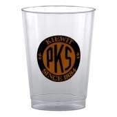 10 oz. Clear Plastic Fluted Cup