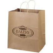 Eco Kraft Shopping Bags (14" x 15.5" x 10")