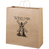 Eco Kraft Shopping Bags (18" x 18.75" x 7")