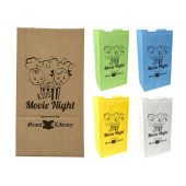 Popcorn Bags - Colors (4.25" x 8.25" x 2.25")