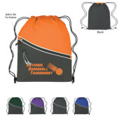 Two-Tone Sports Pack with Front Zipper (14" x 18")