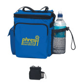 Tall 12 Pack Cooler Bag with Mesh Pocket (8" x 10" x 5")
