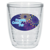 12 oz. Tritan Double Wall Tumblers with Dome Decal