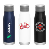 25 oz. Lumos Stainless Steel Water Bottle