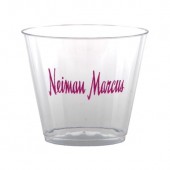 9 oz. Clear Plastic Fluted Rocks Cup