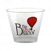 9 oz. Clear Plastic Rocks Cup