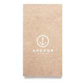 Foil Stamped Kraft 1-Ply 1/8 Fold Dinner Napkins