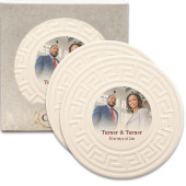 Greek Stone Coasters Boxed Set of 2 (CoasterStone)