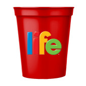 16 oz. Full Color Smooth Stadium Cups