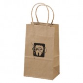Eco Kraft Shopping Bags (6" x 8.25" x 3.25")