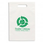 Eco White Die Cut Handle Bags (9.5" x 14")