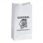 Popcorn Bags - White (4.75" x 8.75" x 3")