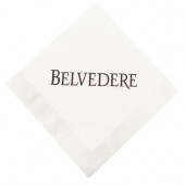 White 1-Ply Beverage Napkins