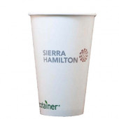 16 oz. Eco-Friendly White Paper Cups