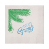 White 3-Ply Beverage Napkins