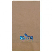 Foil Stamped Kraft 1-Ply 1/8 Fold Dinner Napkins