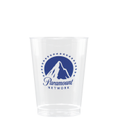10 oz. Clear Plastic Fluted Cup