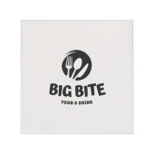 White Lasting Impression Beverage Napkins