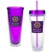 26 oz. Tritan Double Wall Tumblers with Embroidered Patch