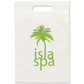 Eco White Die Cut Handle Bags (9.5" x 14")