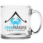 13 oz. Clear Glass Coffee Mug