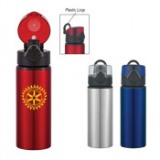 25 oz. Aluminum Sports Bottle with Pop-Up Lid