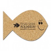 Cork Fish Coasters (Large)