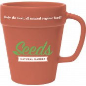 14 oz. Terra Cotta Flower Pot Mug