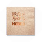 Foil Stamped 2-Ply Kraft Beverage Napkins