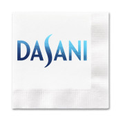 Foil Stamped White 3-Ply Beverage Napkins