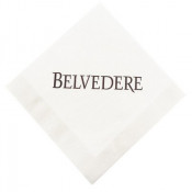 White 1-Ply Beverage Napkins