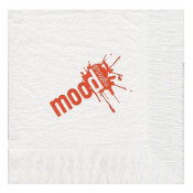 Foil Stamped White 3-Ply Dinner Napkins