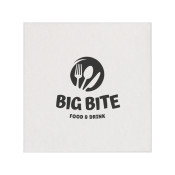 White Lasting Impression Beverage Napkins