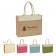 Jute Tote with Front Pocket (17" x 14" x 5.5")