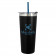 Black w/ Blue Straw