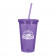 Purple with Matching Straw