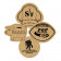 Cork Telephone Coasters (Large)