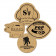 Cork Delivery Truck Coasters (Large)