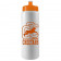 White Bottle w/ Orange Push/Pull Lid