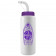 White Bottle w/ Violet Straw Lid